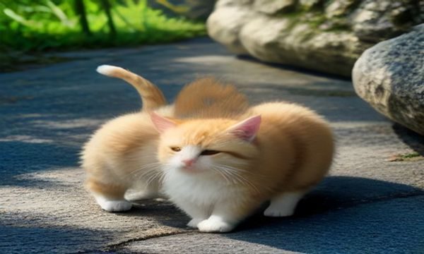 猫咪社区数据看板截图风插画，焦橙深棕配色，展示猫友活跃数、内容条目与问答数量，数据可视化风格清晰专业