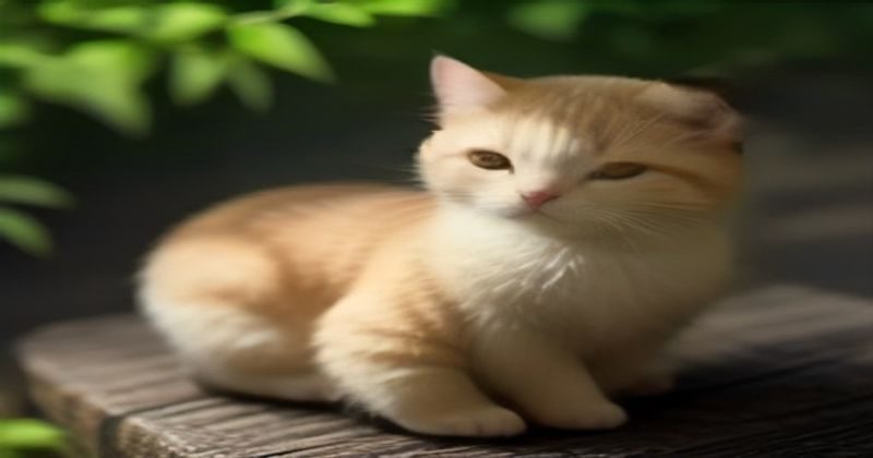 铲屎官在明亮厨房里为橘猫准备主食罐头，猫咪专注地看着食物，温暖家庭氛围，猫粮评测场景